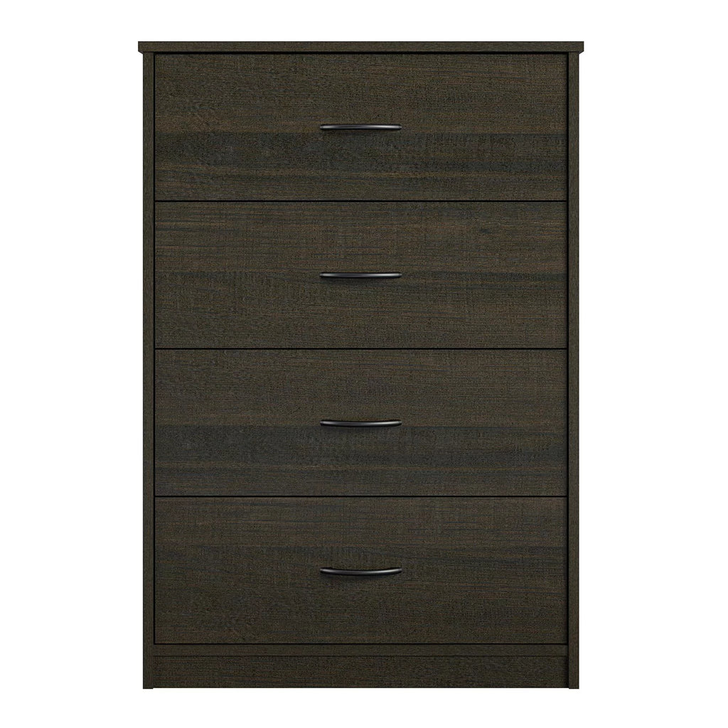 Black Oak 4 Drawer Dresser O17028