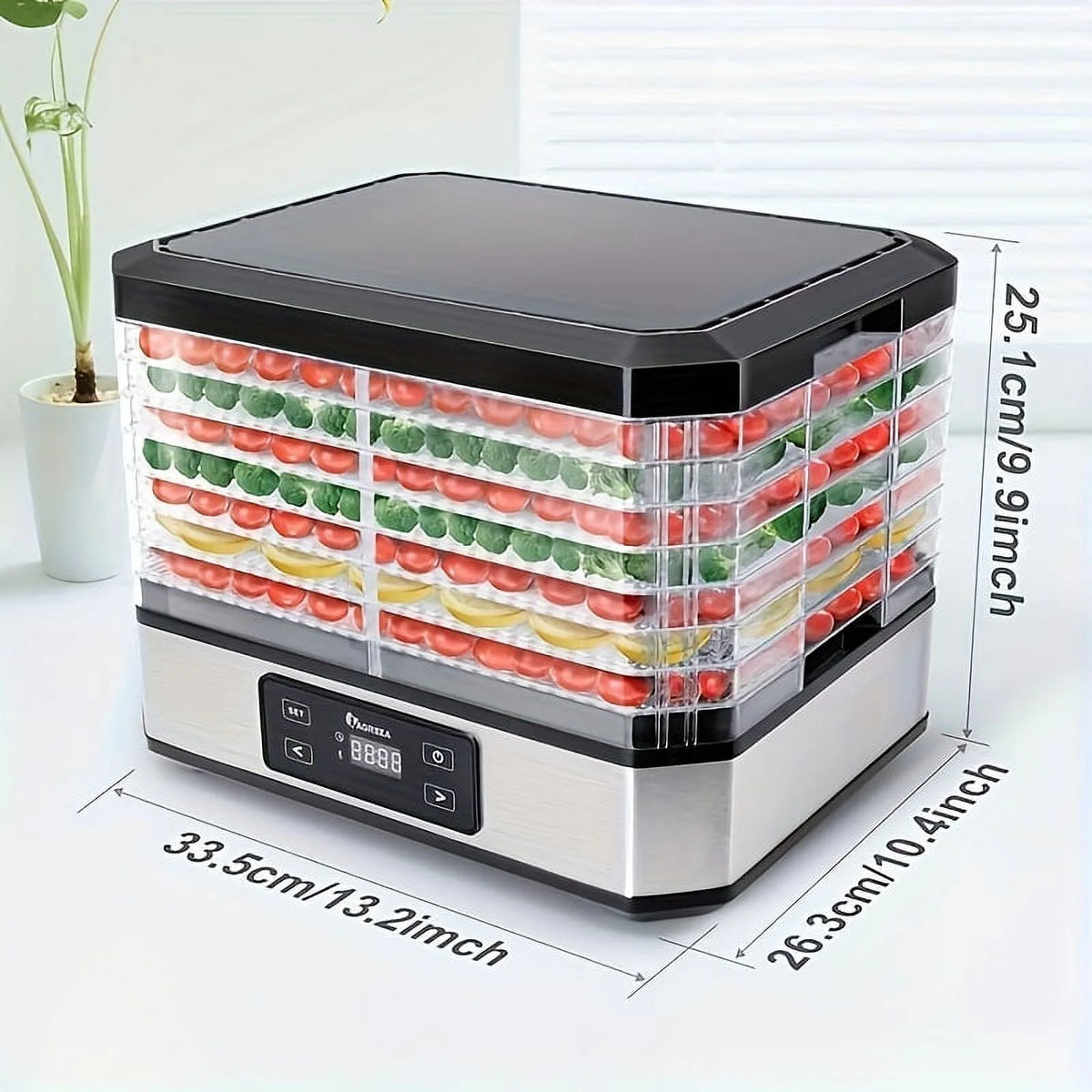 Stainless Steel Food Dehydrator (400W) H6995