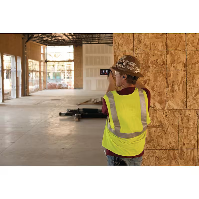 400 ft. Outdoor Laser Distance Measuring Tool with Bluetooth and Camera Viewfinder V422