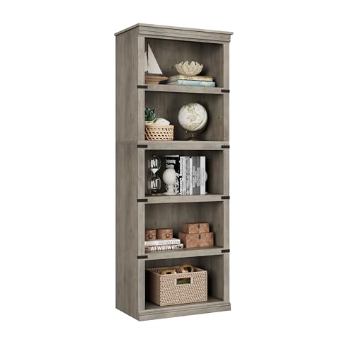 Grey 3 Tier Wooden Bookcase X9648