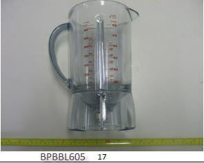Tritan Plastic Jar with Blade Assembly H985