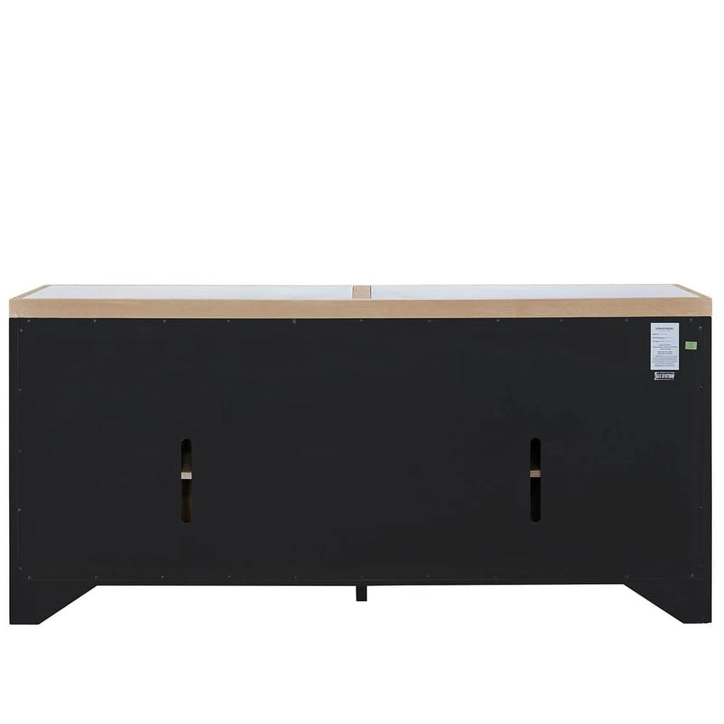 Modern Farmhouse Credenza in Natural Oak Wood W157831