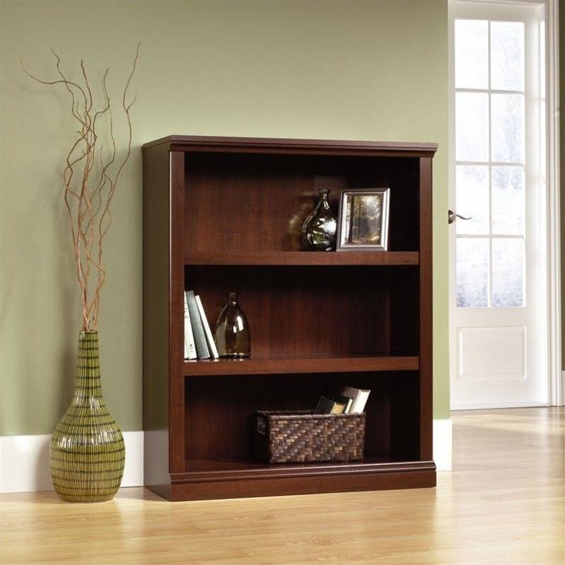 3 Shelf Bookcase in Select Cherry, Red W275