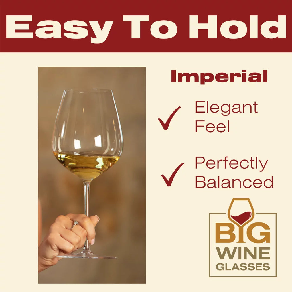 Set of 2 Oversized Wine Glasses N98325