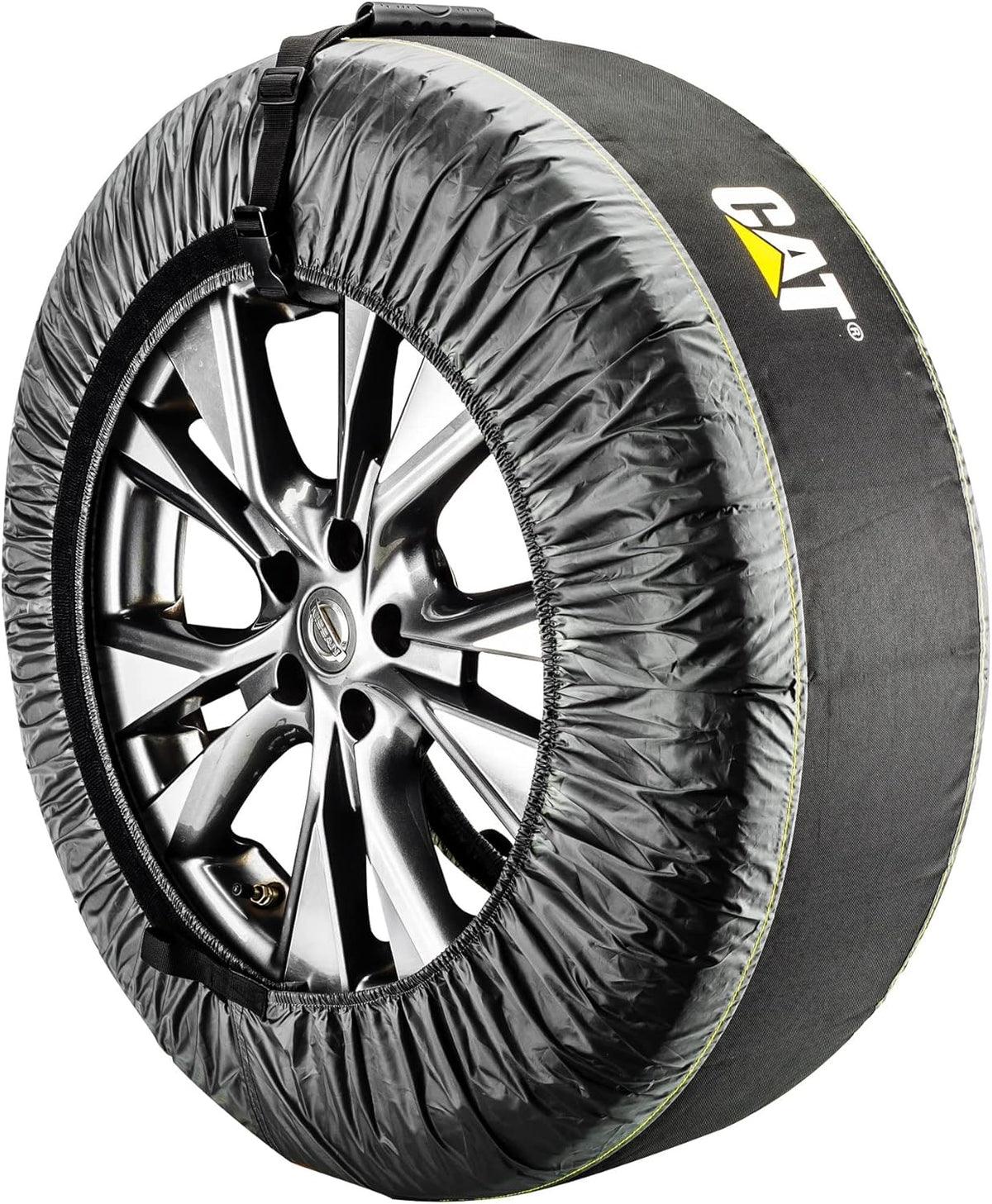4 Piece Wheel Bags for Winter, Fits Tires 22 inches to 31 inches Black D67301