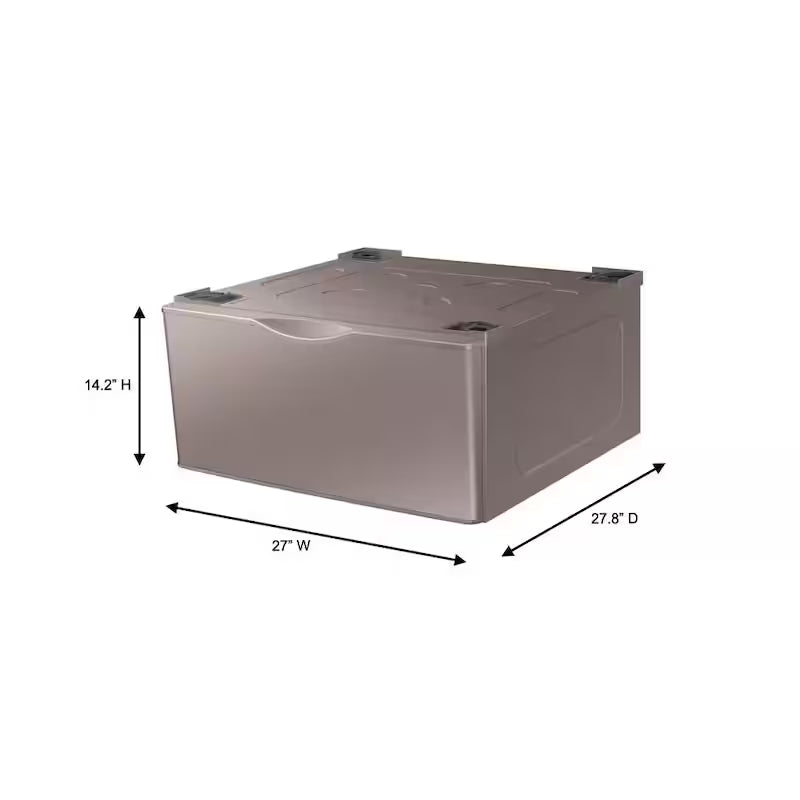 27 in. Laundry Pedestal with Storage Drawer Q85900