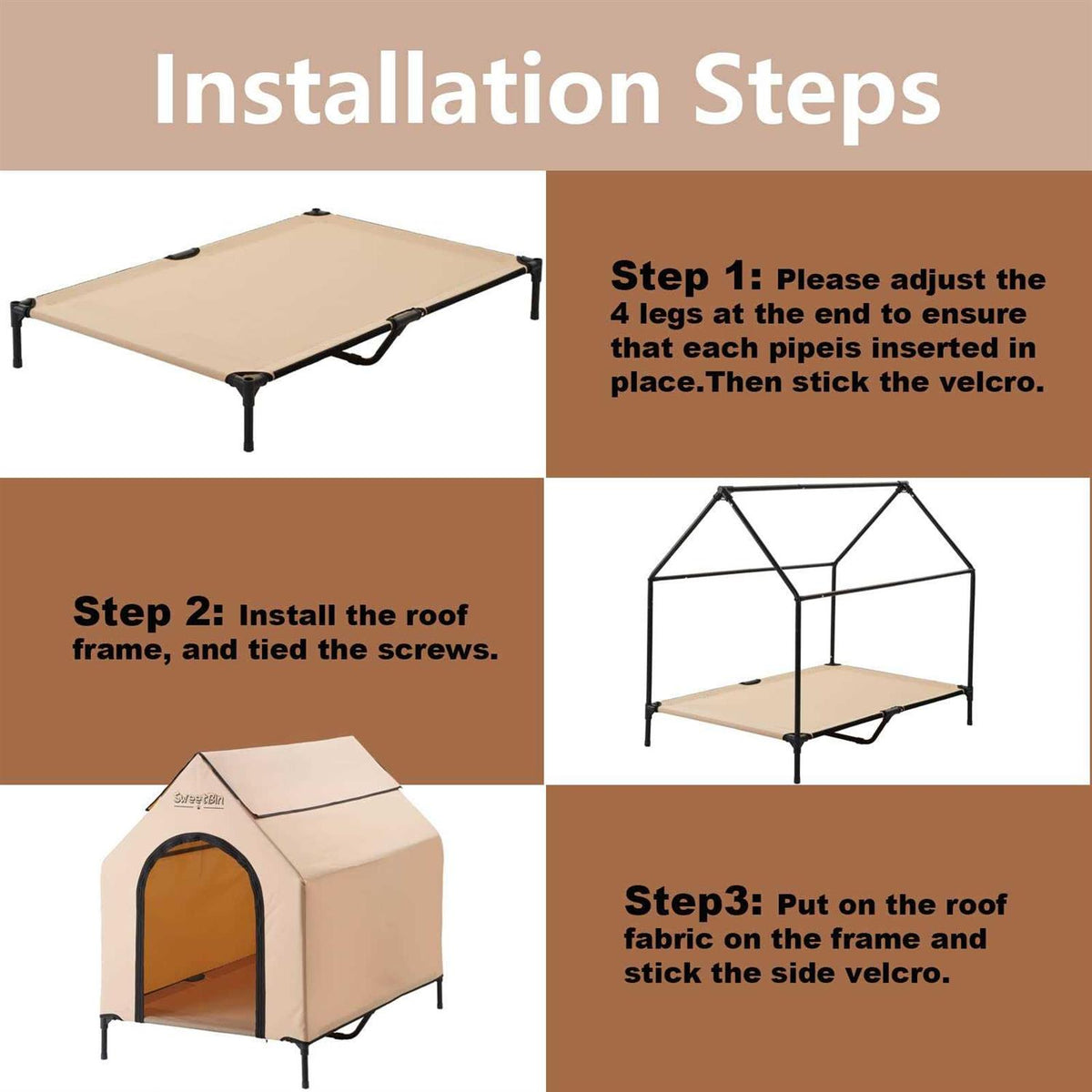 Dog Houses with Waterproof E5045