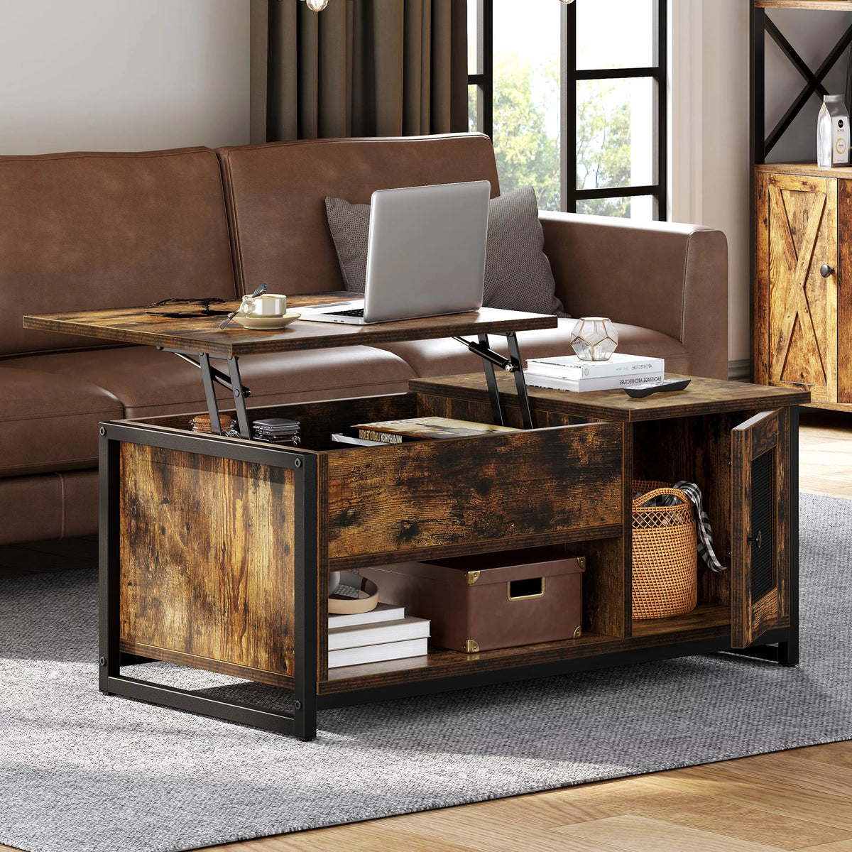 Lift Top Coffee Table with Storage C973578