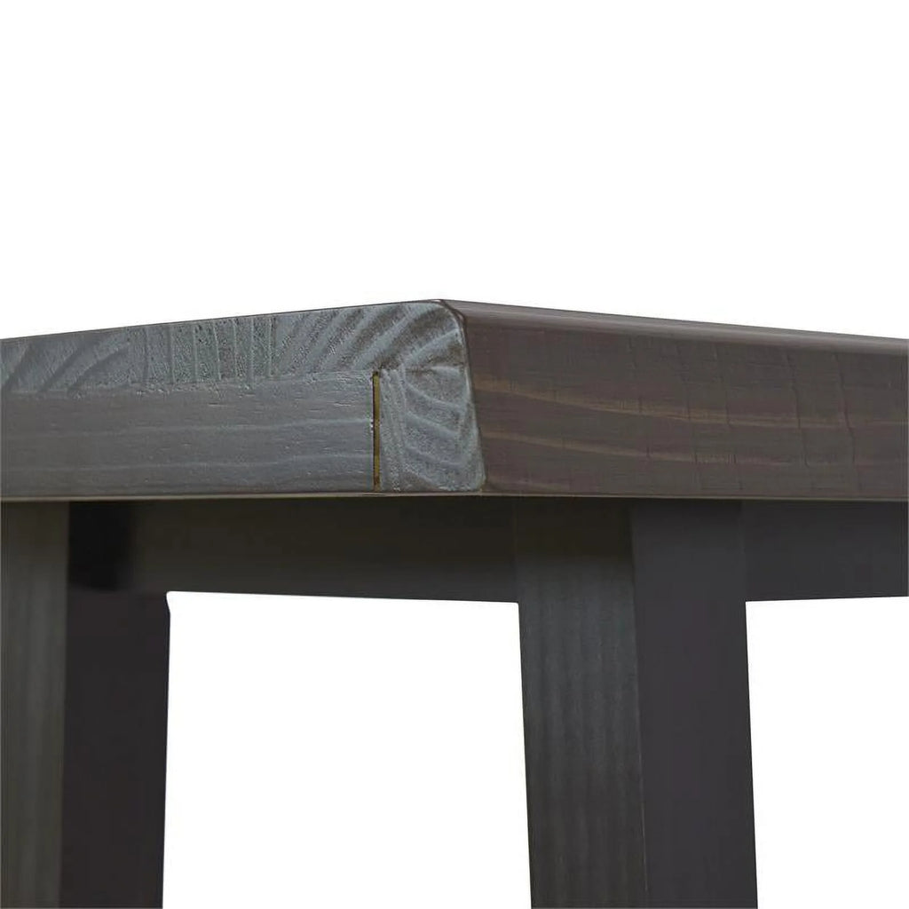 Solid Wood Live Edge Stool Set of 3 X9453