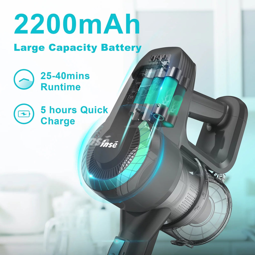 Cordless 6-in-1 Stick Vacuum 20kPa Lightweight O580555