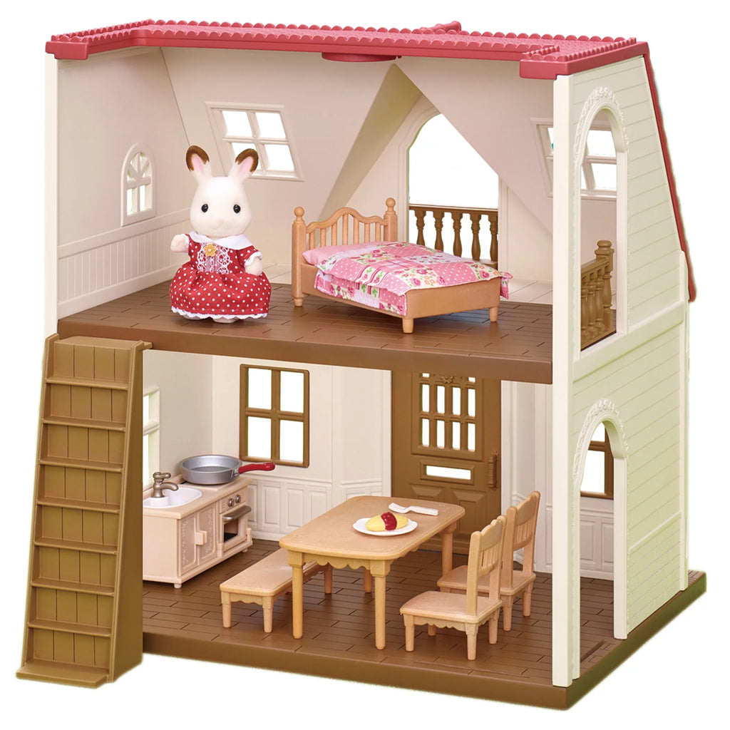 Dollhouse Playset with Figure, Furniture and Accessories W307