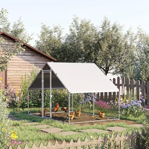 65Inch Wooden Chicken Coop with Nesting Box and Detachable Run K7517
