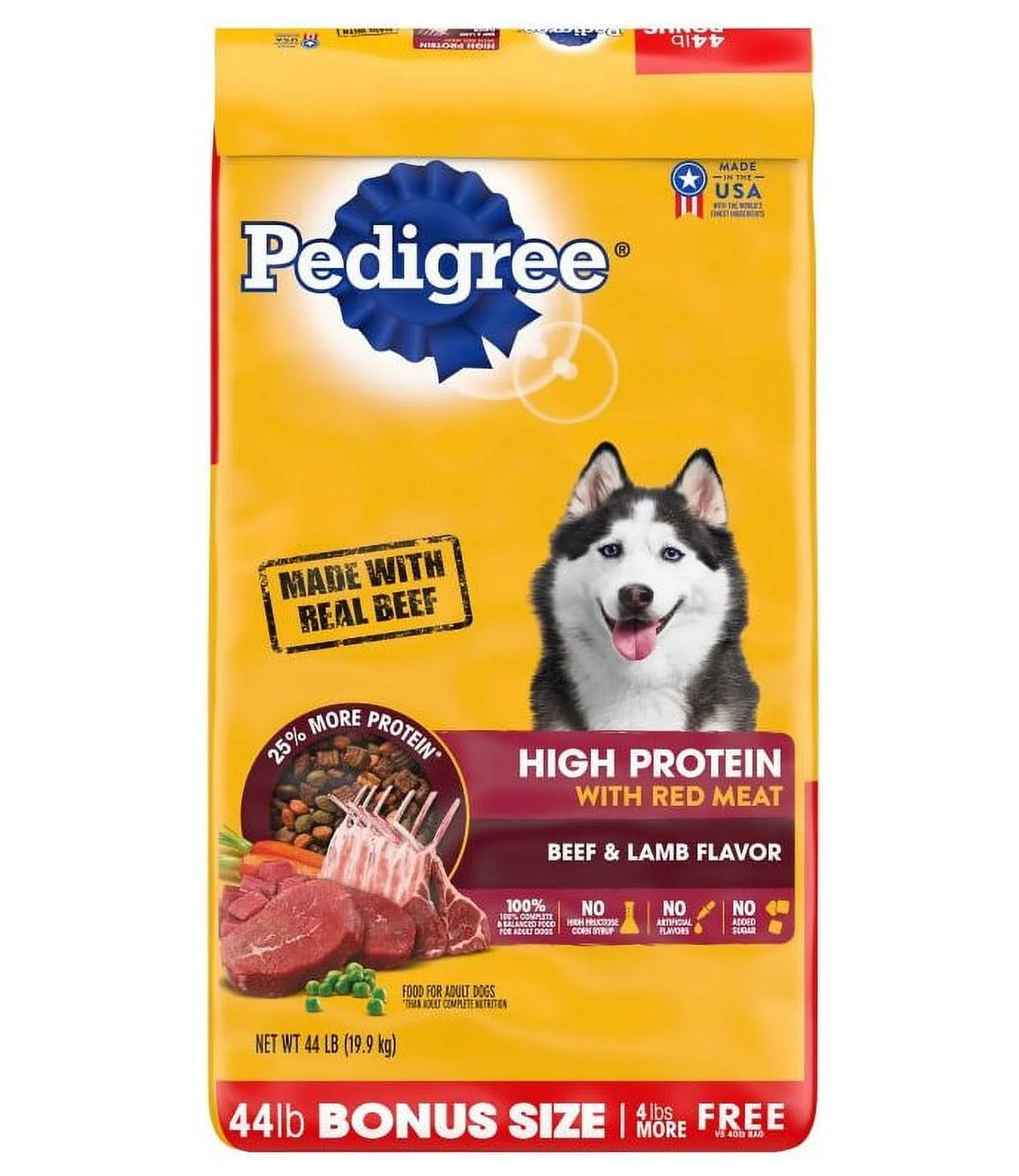 44 lb. Dry Dog Food Beef and Lamb Flavor V60295