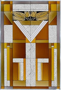 Vertical Stained Glass Panel E507