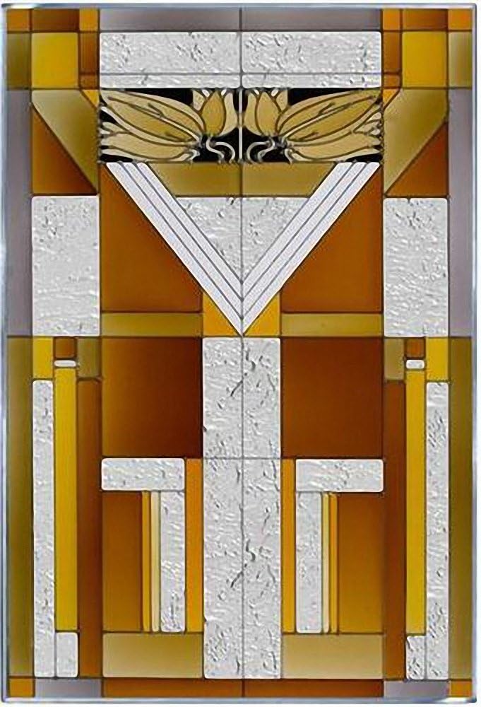 Vertical Stained Glass Panel E507