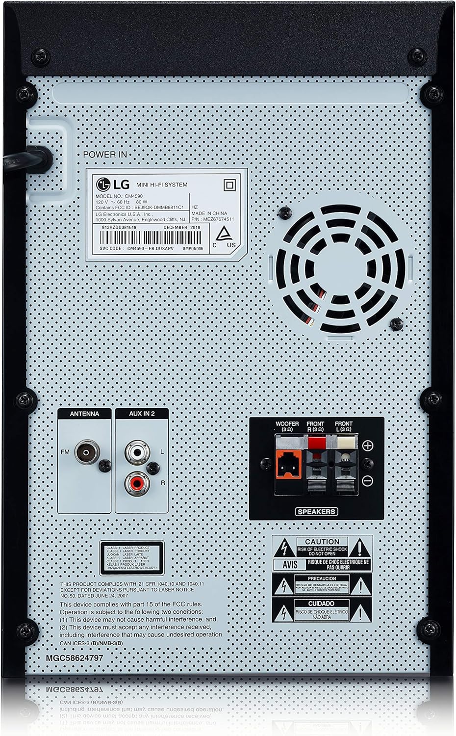 Black Bluetooth Audio System U2721