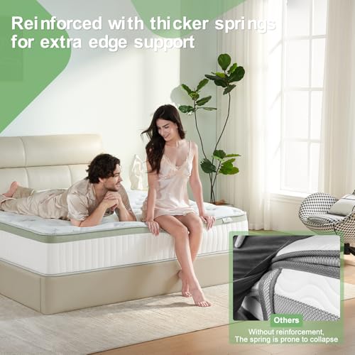 12 Inch Full Size Memory Foam Hybrid Mattress D701