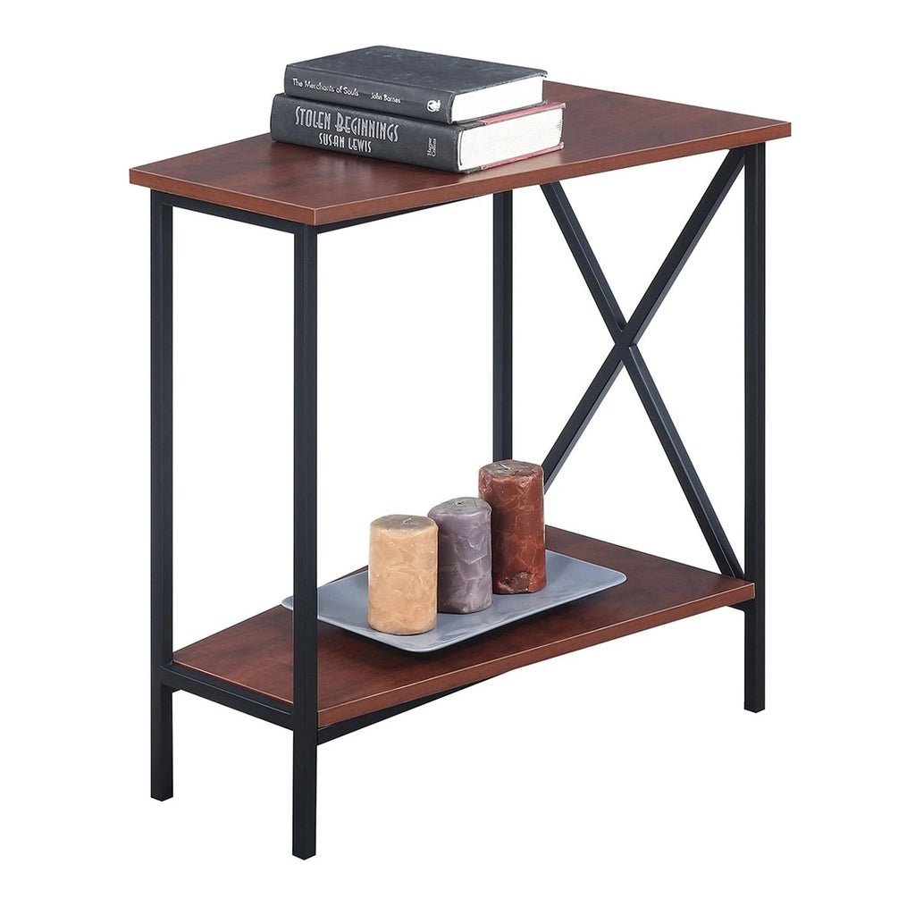 Weathered Grey Wedge End Table I619