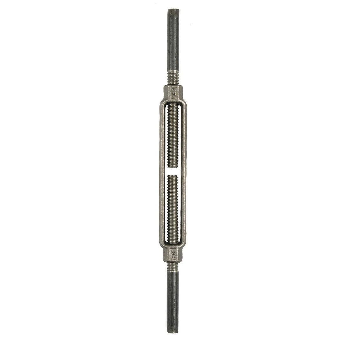 4 Turnbuckle, Stub End, 1-1/8 x 12 in K86911