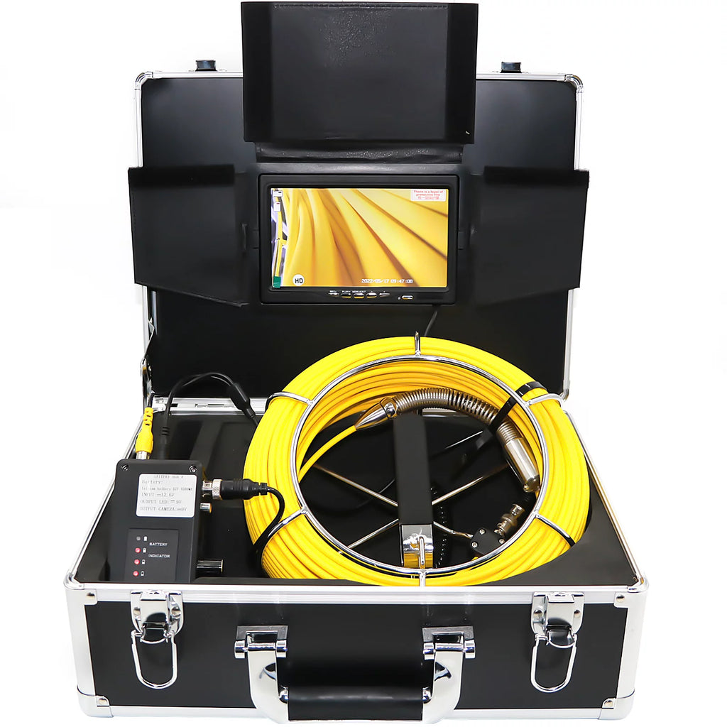 165' Cable Waterproof IP68 Sewer Camera with 512Hz Sonde Transmitter & Receiver H560447