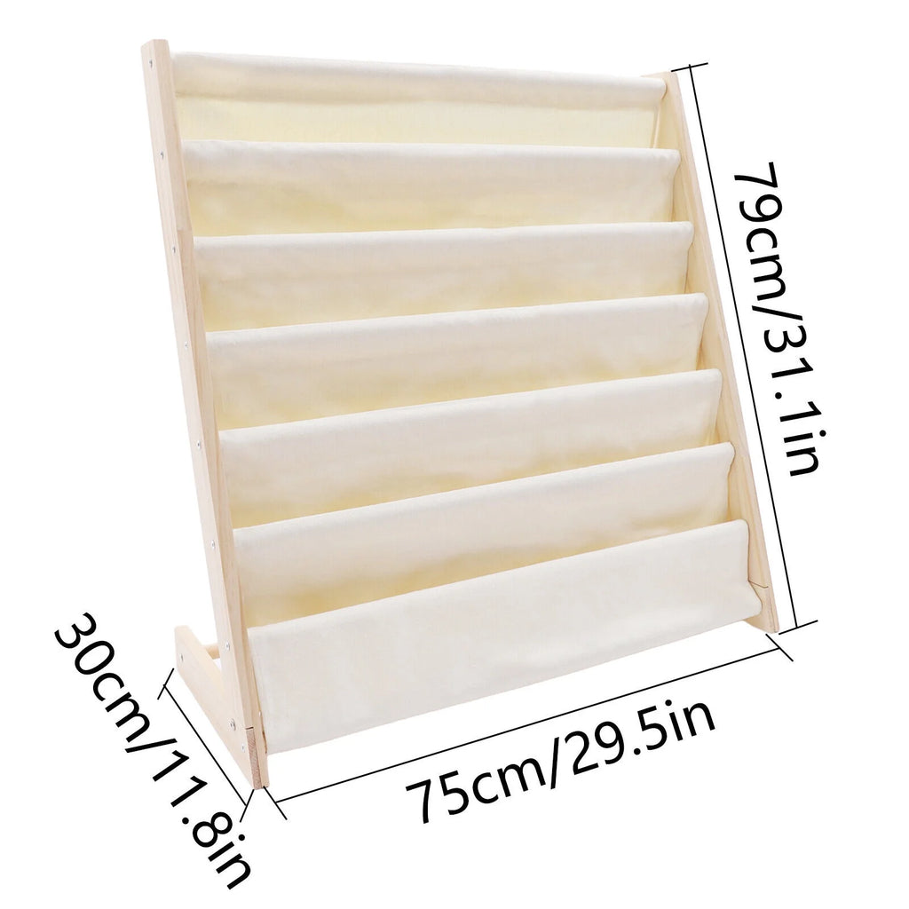 Wooden 6 Tier Kids Bookshelf Y44032