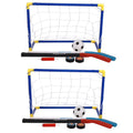 2 in 1 Kids Sports Soccer & Ice Hockey Goals with Balls and Pump O9687