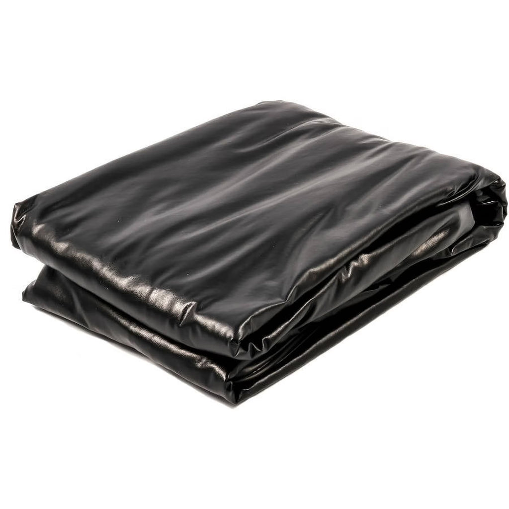 Black Heavy-Duty Vinyl AC Cover with Locking Draw Cord Y48284