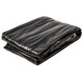 Black Heavy-Duty Vinyl AC Cover with Locking Draw Cord Y48284
