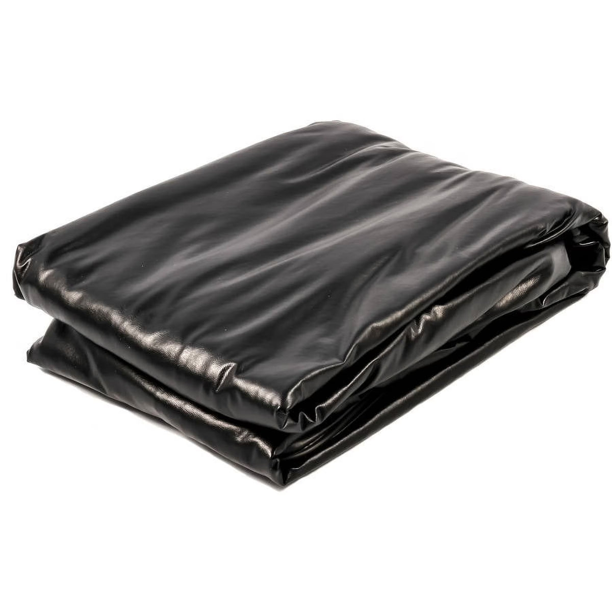 Black Heavy-Duty Vinyl AC Cover with Locking Draw Cord Y48284