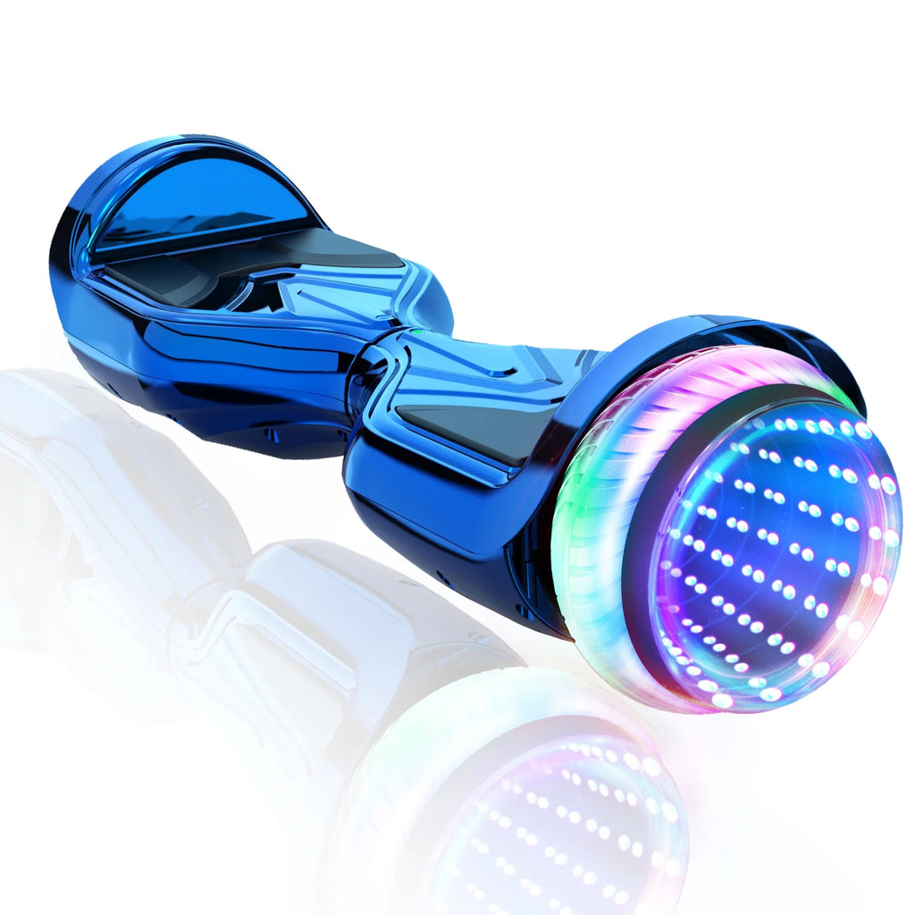Orange and Gray Self Balancing Hoverboard with LED Lights and Bluetooth D537565