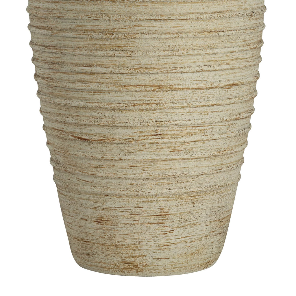 28" Tall Table Lamp with Cream Linen Drum Shade C407