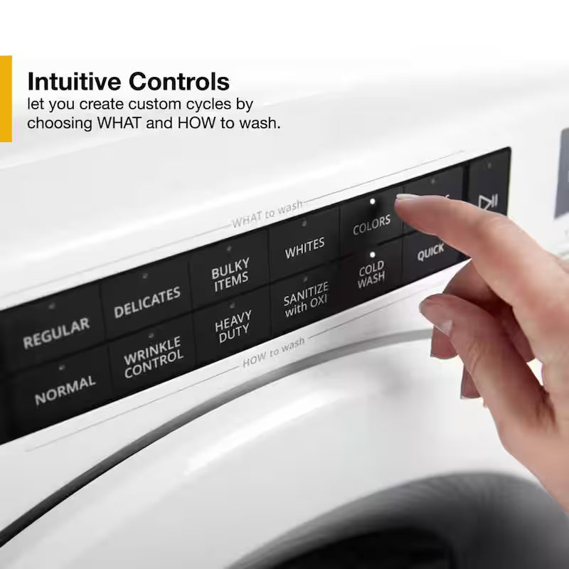 White Stackable Front Load Washing Machine E567