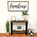 Dark Walnut Solid Wood Console Table Z34930