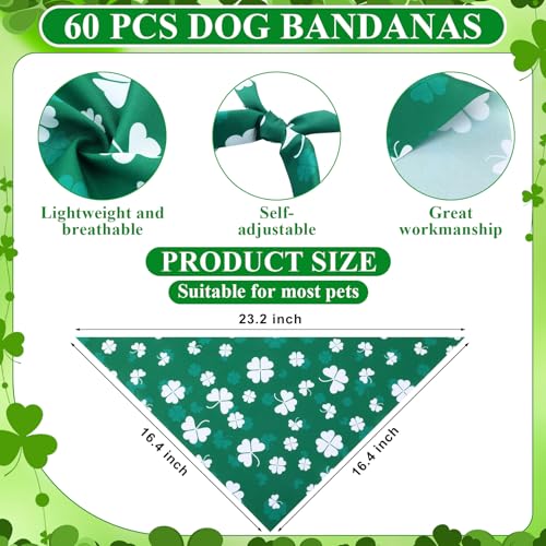 108 Pcs Dog Bandanas Bow Tie Set Plaid Pattern Adjustable Washable Reversible F495169