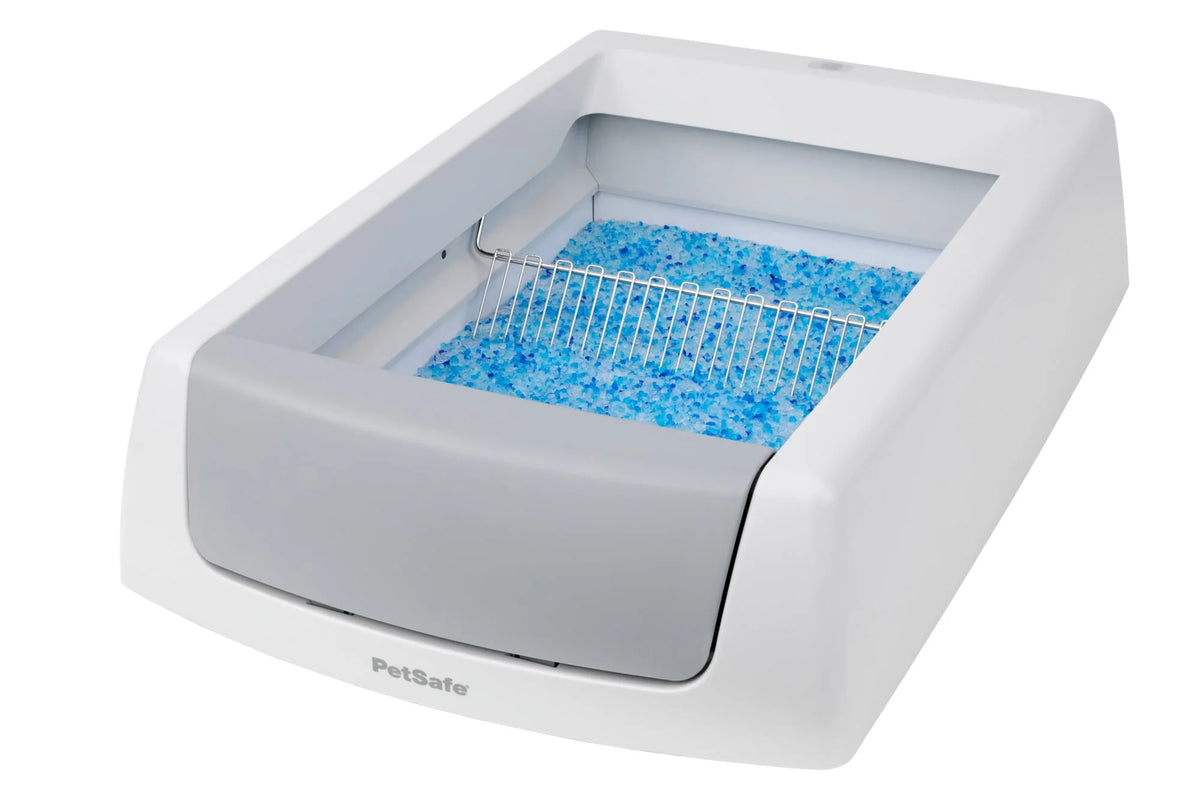 Gray Self-Cleaning Cat Litter Box W8975