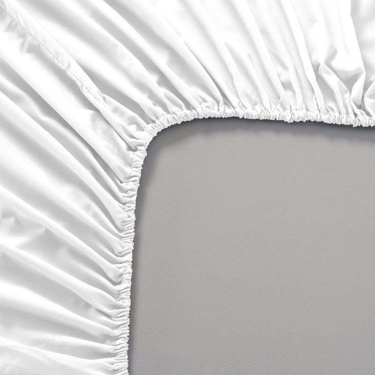 100% Cotton Ivory California King Fitted Sheet Y26926