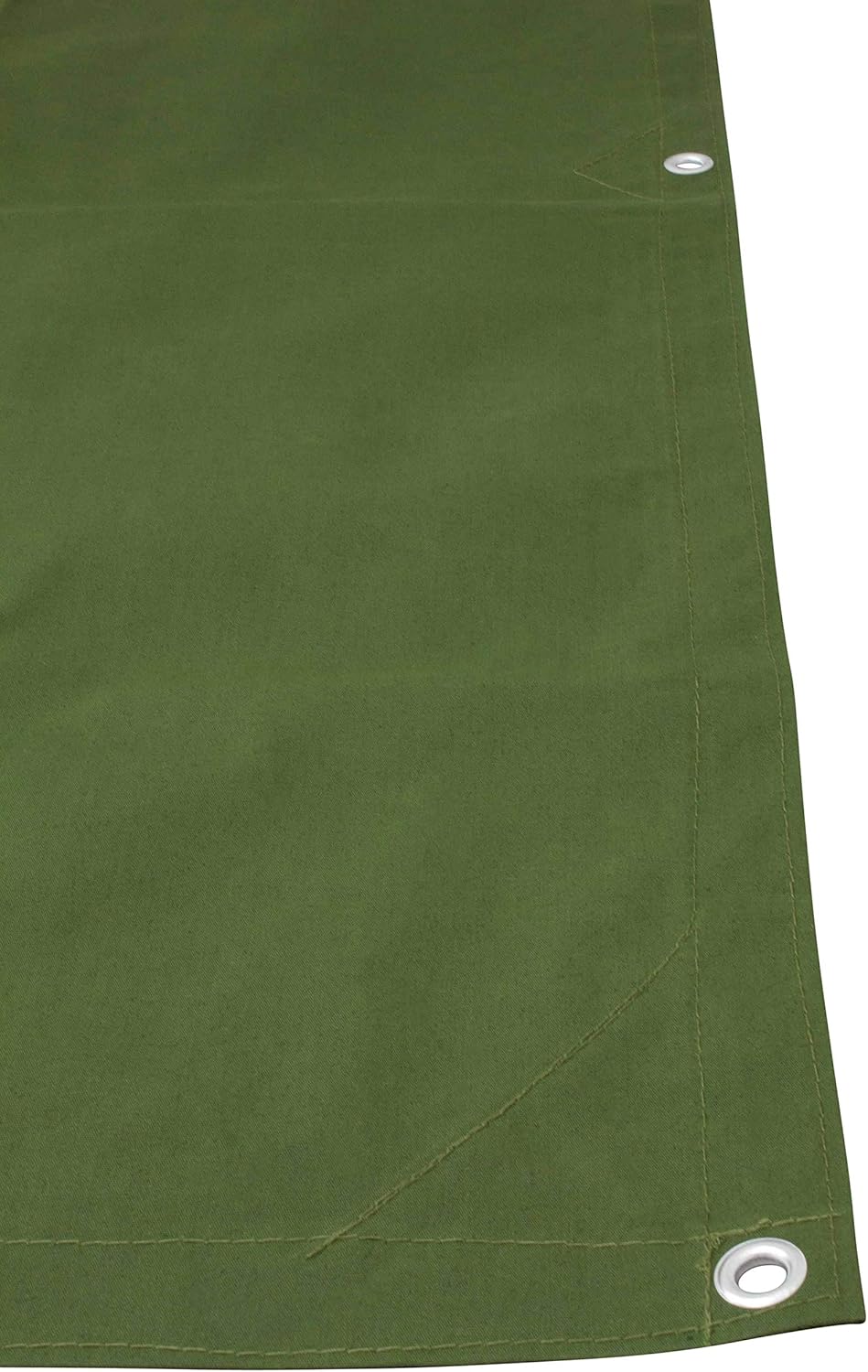 16' x 20' Green Canvas Tarp 12oz Water Resistant Z830090
