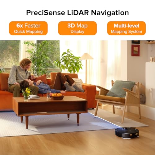 Robot Vacuum and Mop with Auto Mop Washing&Drying U5016