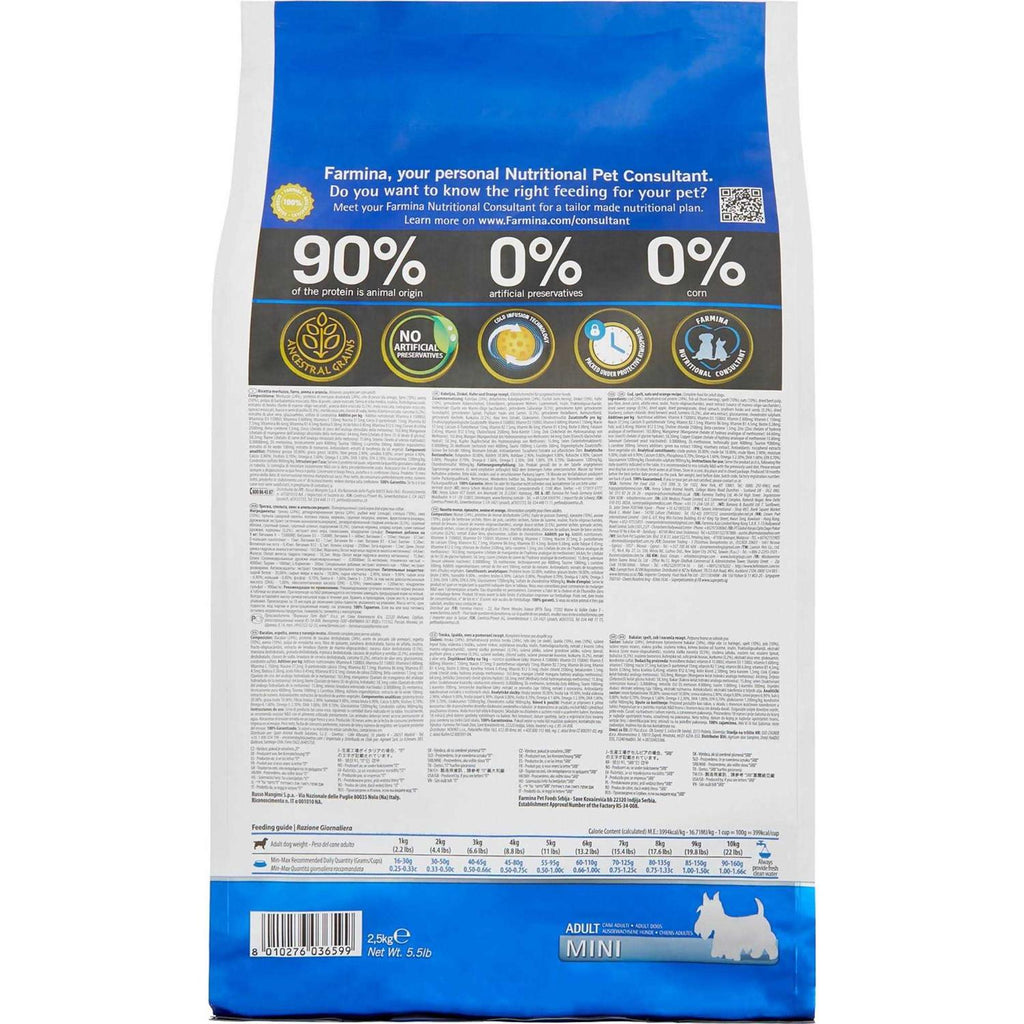 Cod & Orange Adult Mini Dry Dog Food K21421