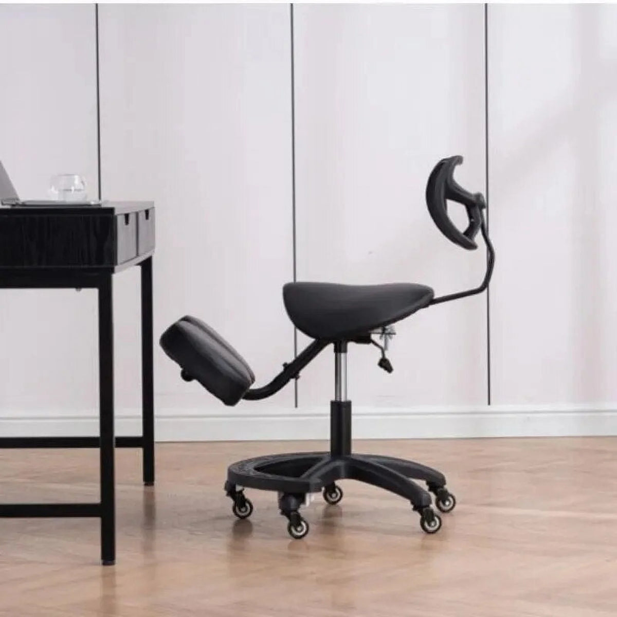 Kneeling Chair with Wheels and Back Support U577