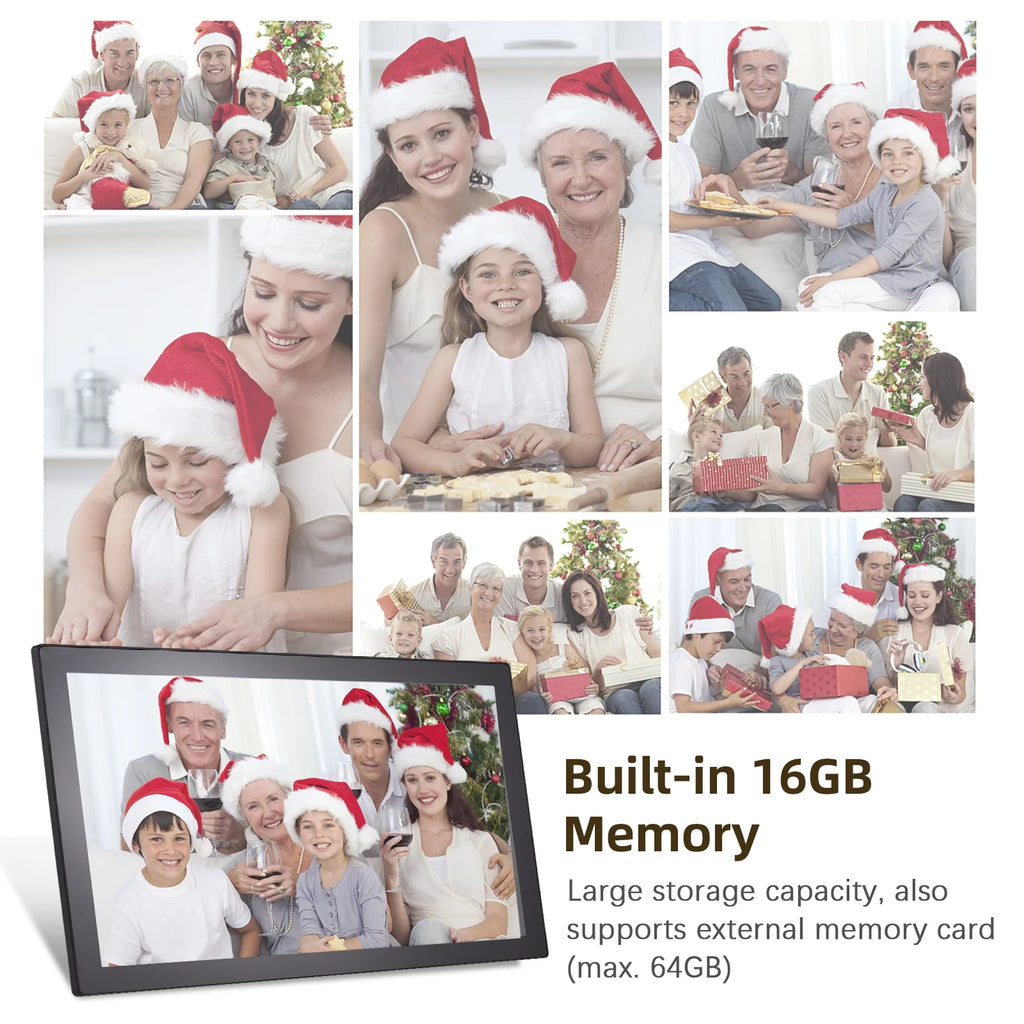 21.5-Inch IPS WiFi Digital Photo Frame with 16GB Storage X7274