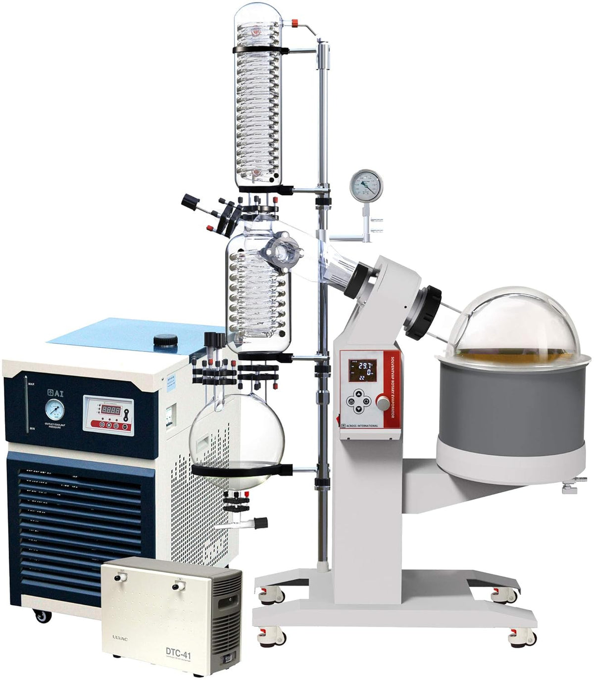 Rotary Evaporator with Chiller and Diaphragm Pump, 220V Y122