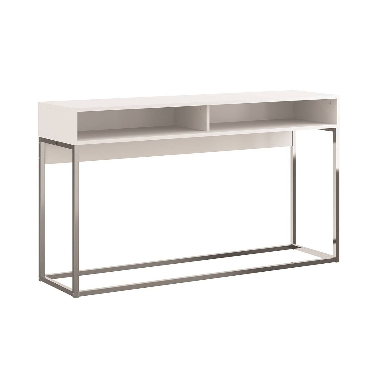 Console Table with Black Metal Frame W7652
