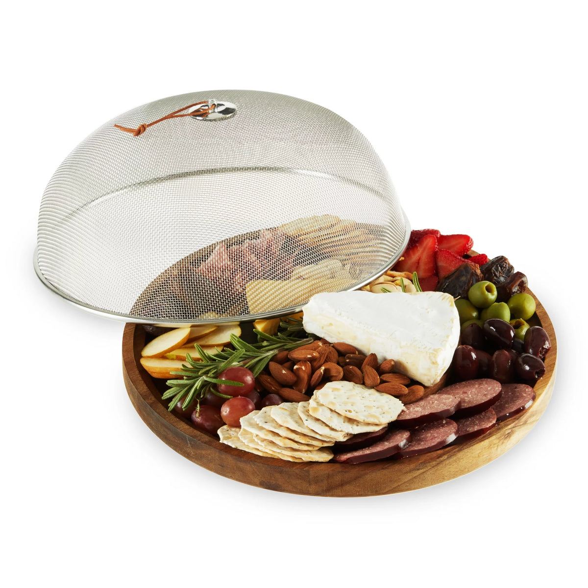Slate & Acacia Wooden Charcuterie Board 3-Piece Set F976