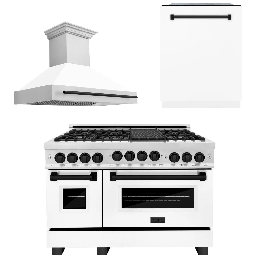 48 Gas Range, Range Hood, Dishwasher M4225