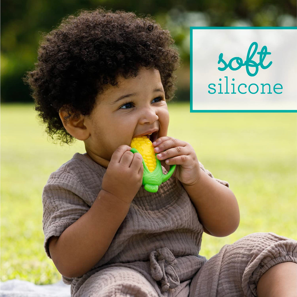 Textured Silicone Teether with Handles H7881