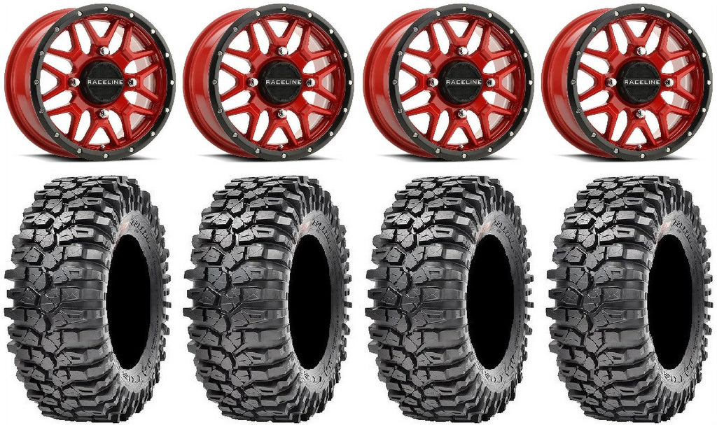 14" Red Wheels 30" Tires Y1127
