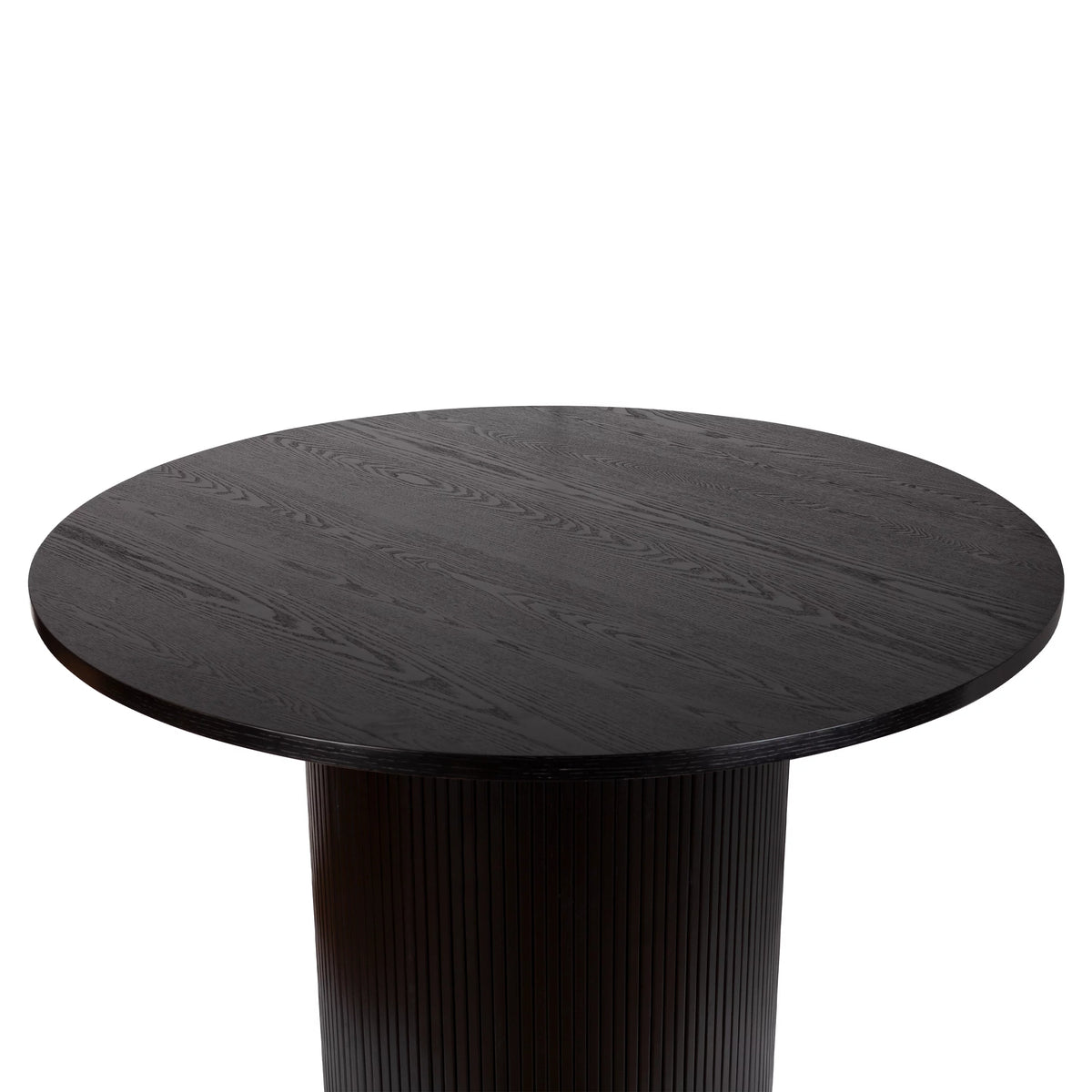 Black Solid Wood Round Dining Table S59997