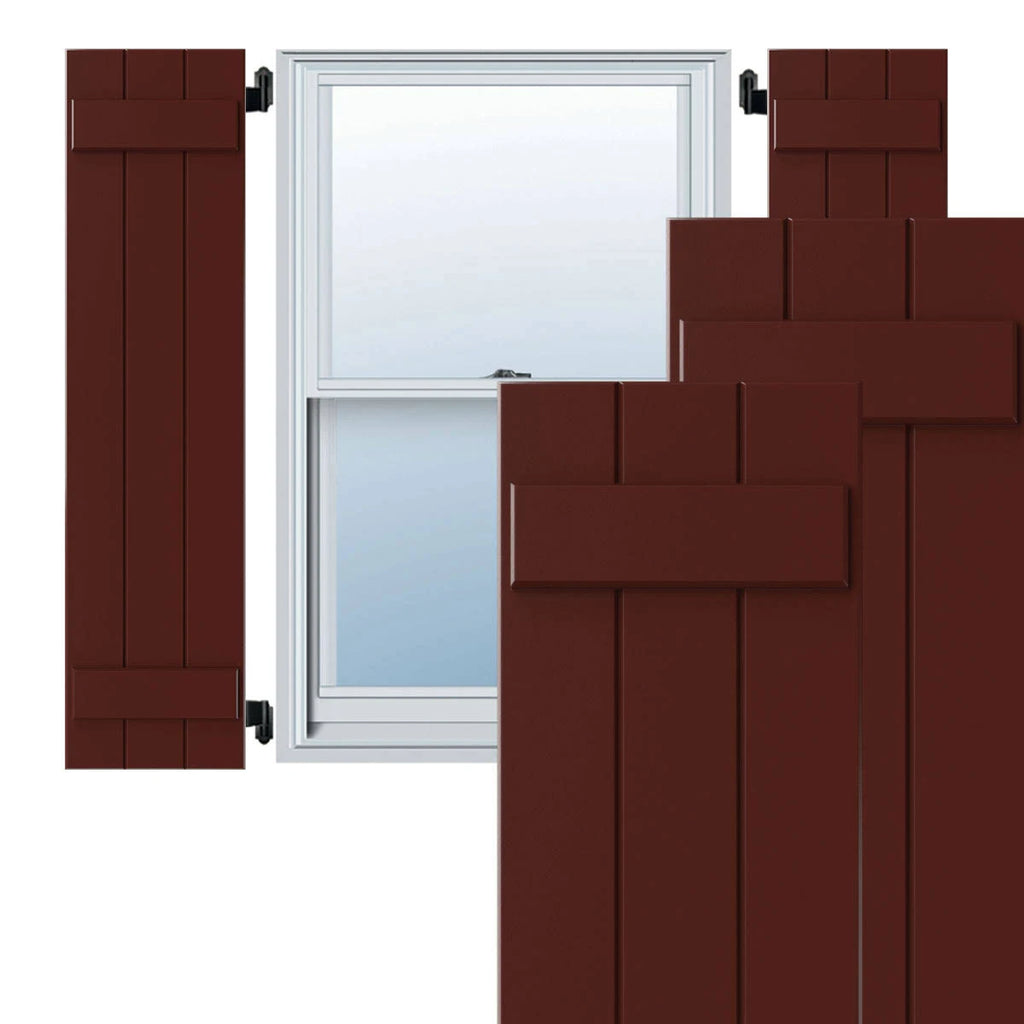 Composite Board-n-Batten Shutters (Per Pair) G9566