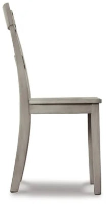 Dining Table and Chairs Set of 5 Gray A50267